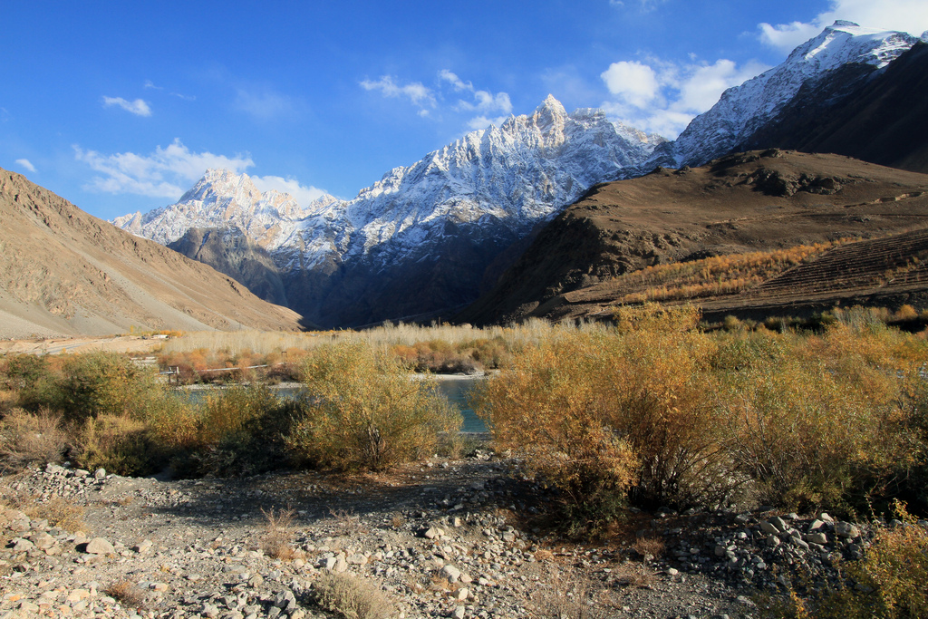 scenery in Tajikistan